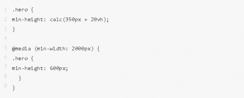 Clamp()、Max() 和 Min() CSS 函數(shù)的用例9